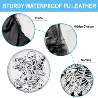 Art Skull Spare Tire Cover Rock Paper Scissors Throat Punch I Win - Wonder Print Shop