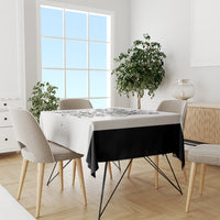 Art Skull Tablecloth Rock Paper Scissors Throat Punch I Win - Wonder Print Shop