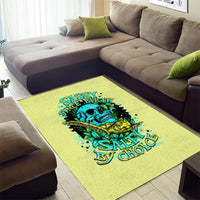 Turtle Skull Area Rug Sassy Since Birth Salty By Choice - Wonder Print Shop