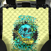 Turtle Skull Back Car Seat Cover Sassy Since Birth Salty By Choice - Wonder Print Shop