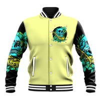 Turtle Skull Baseball Jacket Sassy Since Birth Salty By Choice - Wonder Print Shop
