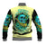 Turtle Skull Baseball Jacket Sassy Since Birth Salty By Choice - Wonder Print Shop
