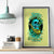 Turtle Skull Canvas Wall Art Sassy Since Birth Salty By Choice - Wonder Print Shop