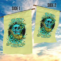 Turtle Skull Garden Flag Sassy Since Birth Salty By Choice - Wonder Print Shop