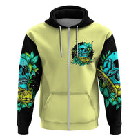 Turtle Skull Hoodie Sassy Since Birth Salty By Choice - Wonder Print Shop