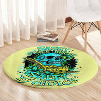 turtle-skull-round-carpet-sassy-since-birth-salty-by-choice