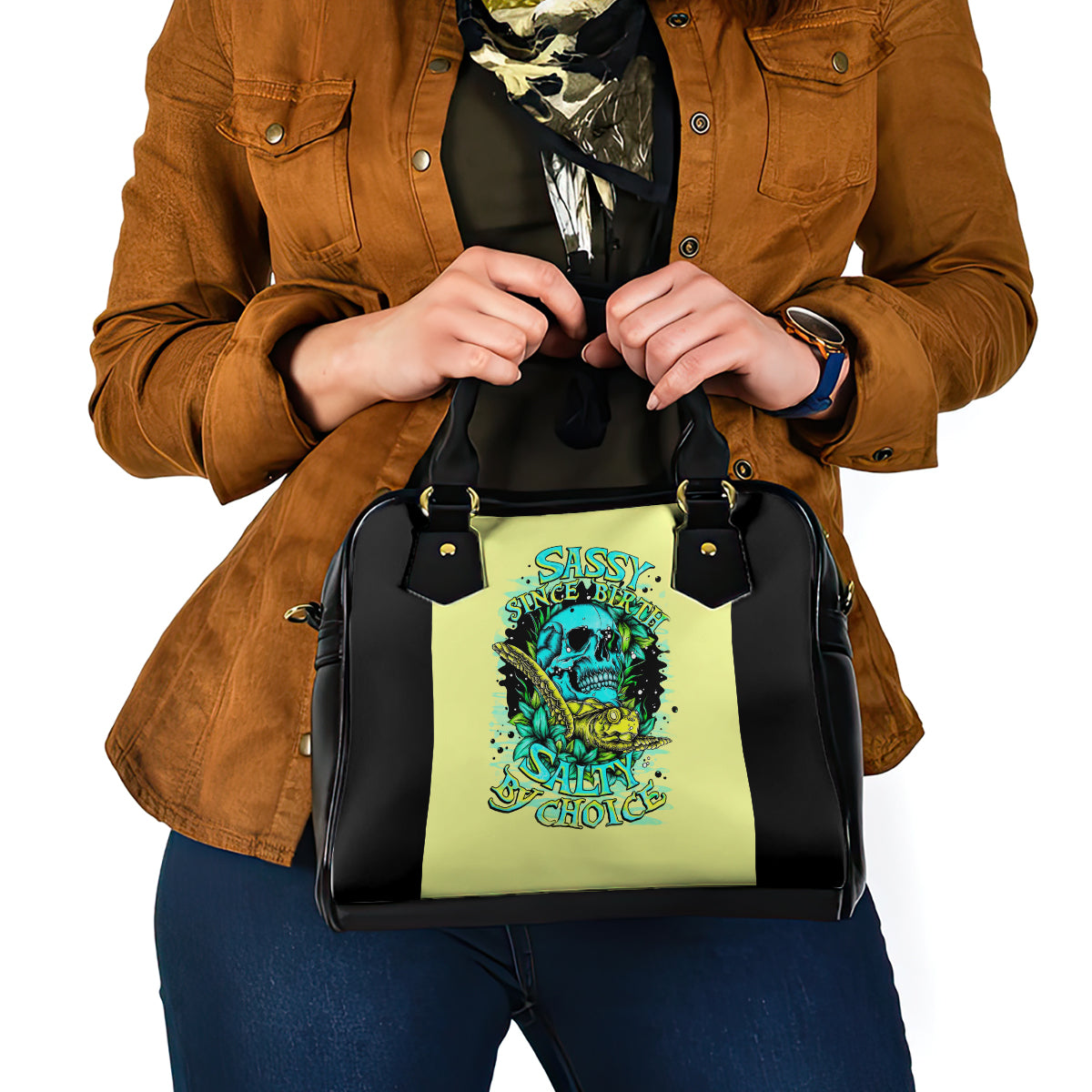 turtle-skull-shoulder-handbag-sassy-since-birth-salty-by-choice
