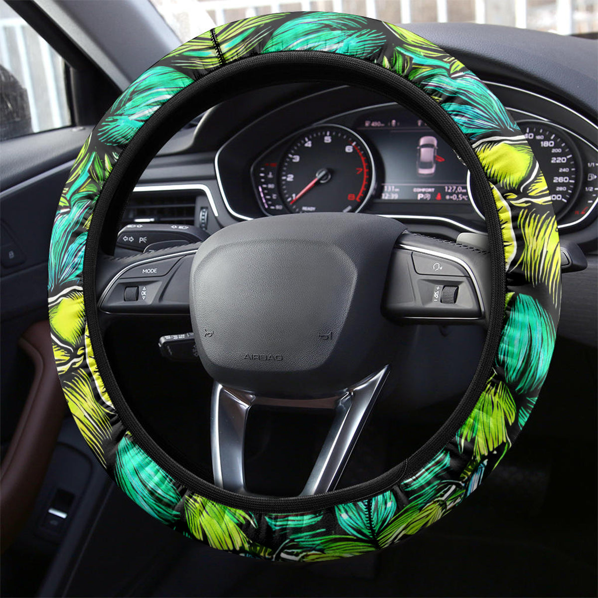 Turtle Skull Steering Wheel Cover Sassy Since Birth Salty By Choice - Wonder Print Shop