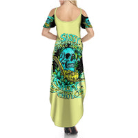 Turtle Skull Summer Maxi Dress Sassy Since Birth Salty By Choice - Wonder Print Shop
