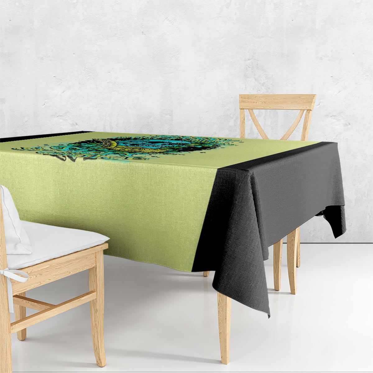 Turtle Skull Tablecloth Sassy Since Birth Salty By Choice - Wonder Print Shop