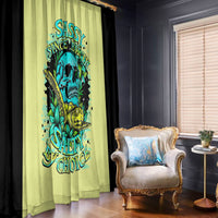Turtle Skull Window Curtain Sassy Since Birth Salty By Choice - Wonder Print Shop