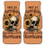 Sunflower Skull Car Mats She Is Sunshine Mixed With A Little Hurricance - Wonder Print Shop