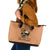 Sunflower Skull Leather Tote Bag She Is Sunshine Mixed With A Little Hurricance - Wonder Print Shop