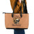 Sunflower Skull Leather Tote Bag She Is Sunshine Mixed With A Little Hurricance - Wonder Print Shop