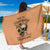 Sunflower Skull Sarong She Is Sunshine Mixed With A Little Hurricance - Wonder Print Shop