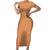 Sunflower Skull Short Sleeve Bodycon Dress She Is Sunshine Mixed With A Little Hurricance - Wonder Print Shop