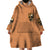 Sunflower Skull Wearable Blanket Hoodie She Is Sunshine Mixed With A Little Hurricance - Wonder Print Shop