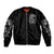 Three Skull Bomber Jacket Stuck Between Idk Idc And Idgaf - Wonder Print Shop