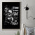 Three Skull Canvas Wall Art Stuck Between Idk Idc And Idgaf - Wonder Print Shop