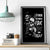 Three Skull Canvas Wall Art Stuck Between Idk Idc And Idgaf - Wonder Print Shop