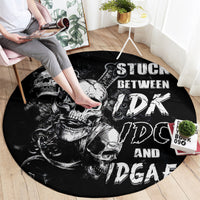 three-skull-round-carpet-stuck-between-idk-idc-and-idgaf