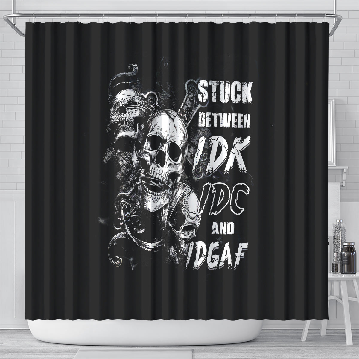 three-skull-shower-curtain-stuck-between-idk-idc-and-idgaf
