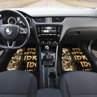 Wire Skull Car Mats Stuck Between Idk Idc And Idgaf - Wonder Print Shop