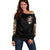 Wire Skull Off Shoulder Sweater Stuck Between Idk Idc And Idgaf - Wonder Print Shop