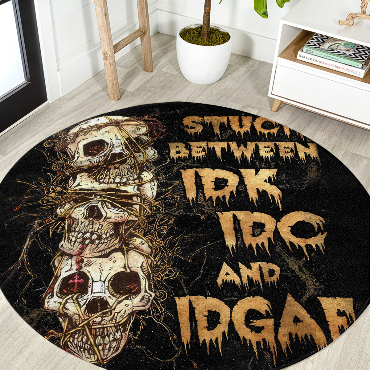 wire-skull-round-carpet-stuck-between-idk-idc-and-idgaf