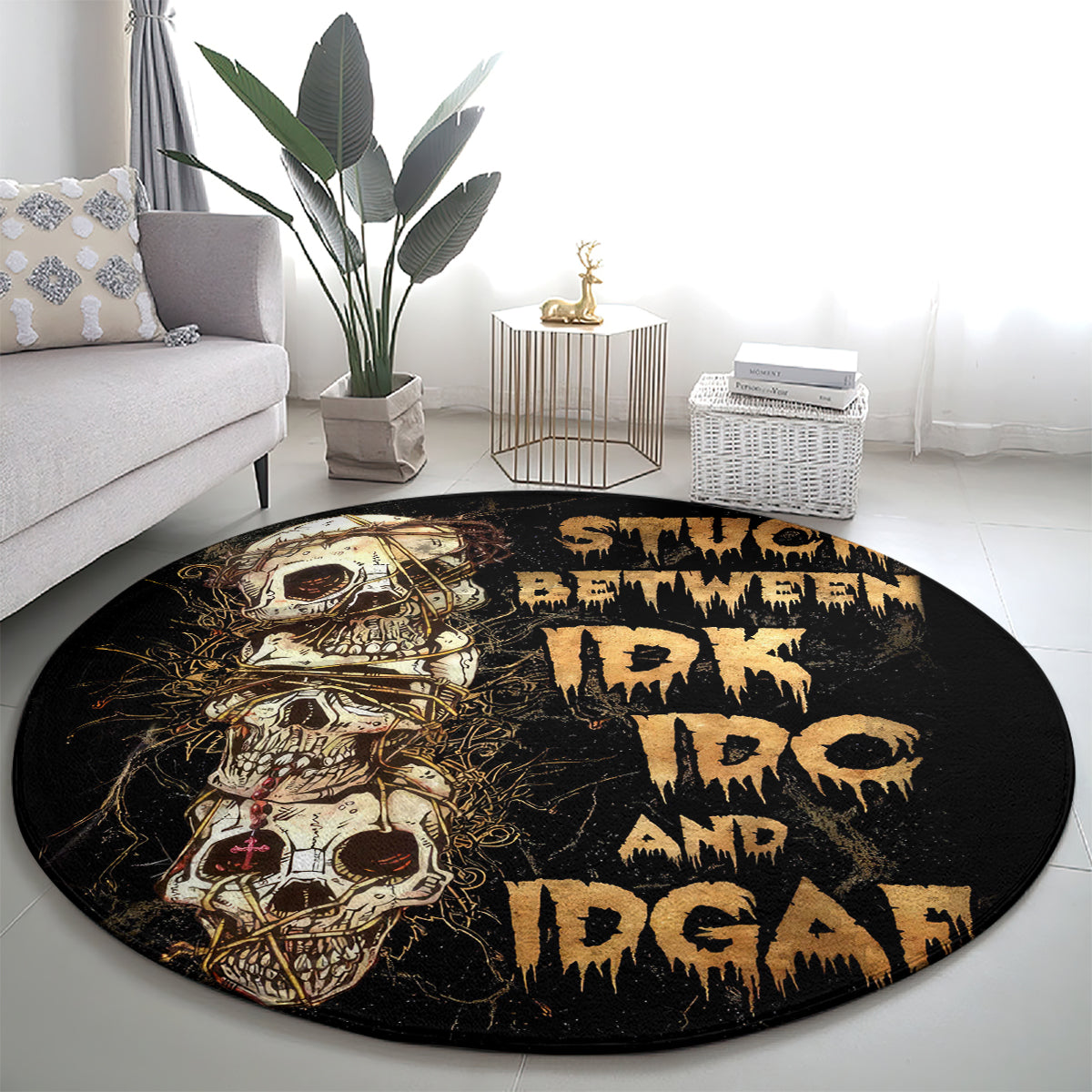 wire-skull-round-carpet-stuck-between-idk-idc-and-idgaf