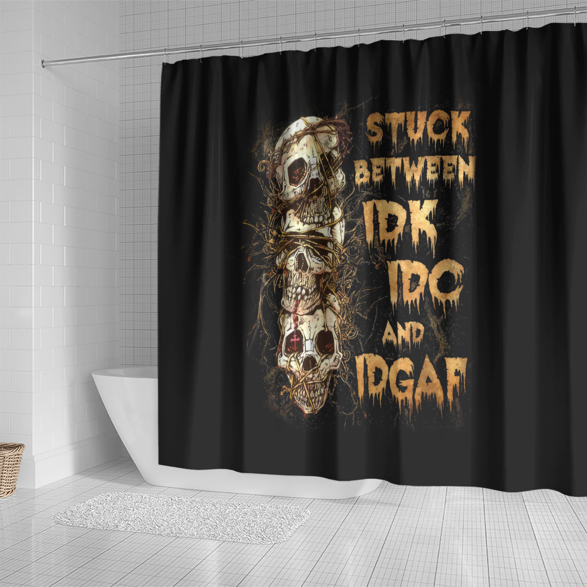 wire-skull-shower-curtain-stuck-between-idk-idc-and-idgaf