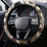 Wire Skull Steering Wheel Cover Stuck Between Idk Idc And Idgaf - Wonder Print Shop