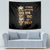 Wire Skull Tapestry Stuck Between Idk Idc And Idgaf - Wonder Print Shop