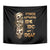 Wire Skull Tapestry Stuck Between Idk Idc And Idgaf - Wonder Print Shop