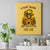 Sunflower Skull Canvas Wall Art I'm Blunt Because God Rolled Me That Way - Wonder Print Shop