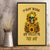 Sunflower Skull Canvas Wall Art I'm Blunt Because God Rolled Me That Way - Wonder Print Shop