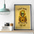 Sunflower Skull Canvas Wall Art I'm Blunt Because God Rolled Me That Way - Wonder Print Shop