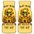 Sunflower Skull Car Mats I'm Blunt Because God Rolled Me That Way - Wonder Print Shop