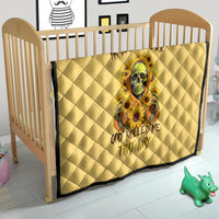 Sunflower Skull Quilt I'm Blunt Because God Rolled Me That Way - Wonder Print Shop