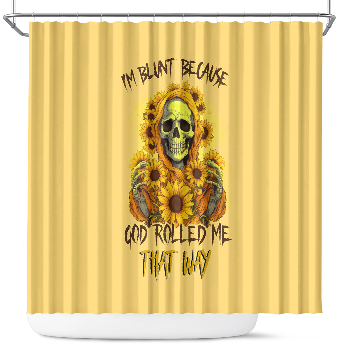 sunflower-skull-shower-curtain-im-blunt-because-god-rolled-me-that-way