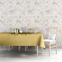 Sunflower Skull Tablecloth I'm Blunt Because God Rolled Me That Way - Wonder Print Shop