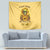 Sunflower Skull Tapestry I'm Blunt Because God Rolled Me That Way - Wonder Print Shop