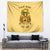 Sunflower Skull Tapestry I'm Blunt Because God Rolled Me That Way - Wonder Print Shop