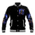 Skull Reaper Baseball Jacket The Devil Whispered To Me I Whisper Back Bring Beer - Wonder Print Shop