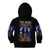 Skull Reaper Kid Hoodie The Devil Whispered To Me I Whisper Back Bring Beer - Wonder Print Shop