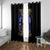 Skull Reaper Window Curtain The Devil Whispered To Me I Whisper Back Bring Beer - Wonder Print Shop