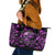 Rose Skull Leather Tote Bag She Whispered Back I am The Storm - Wonder Print Shop