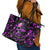 Rose Skull Leather Tote Bag She Whispered Back I am The Storm - Wonder Print Shop