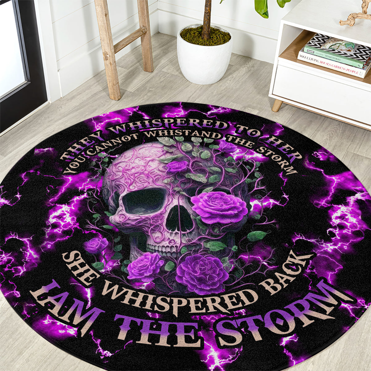 rose-skull-round-carpet-she-whispered-back-i-am-the-storm