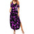 Rose Skull Summer Maxi Dress She Whispered Back I am The Storm - Wonder Print Shop